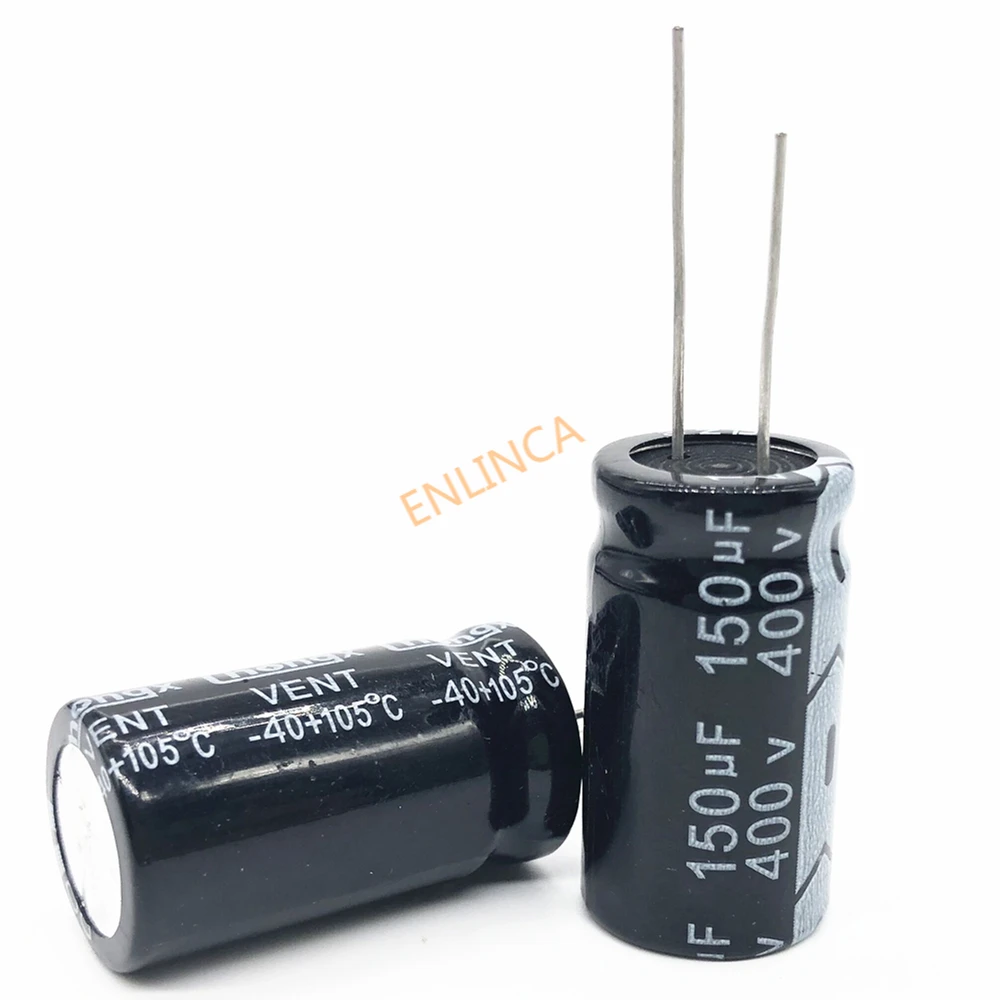 

2pcs/lot 400V 150UF 18*35 20% RADIAL aluminum electrolytic capacitor 150000NF 20%
