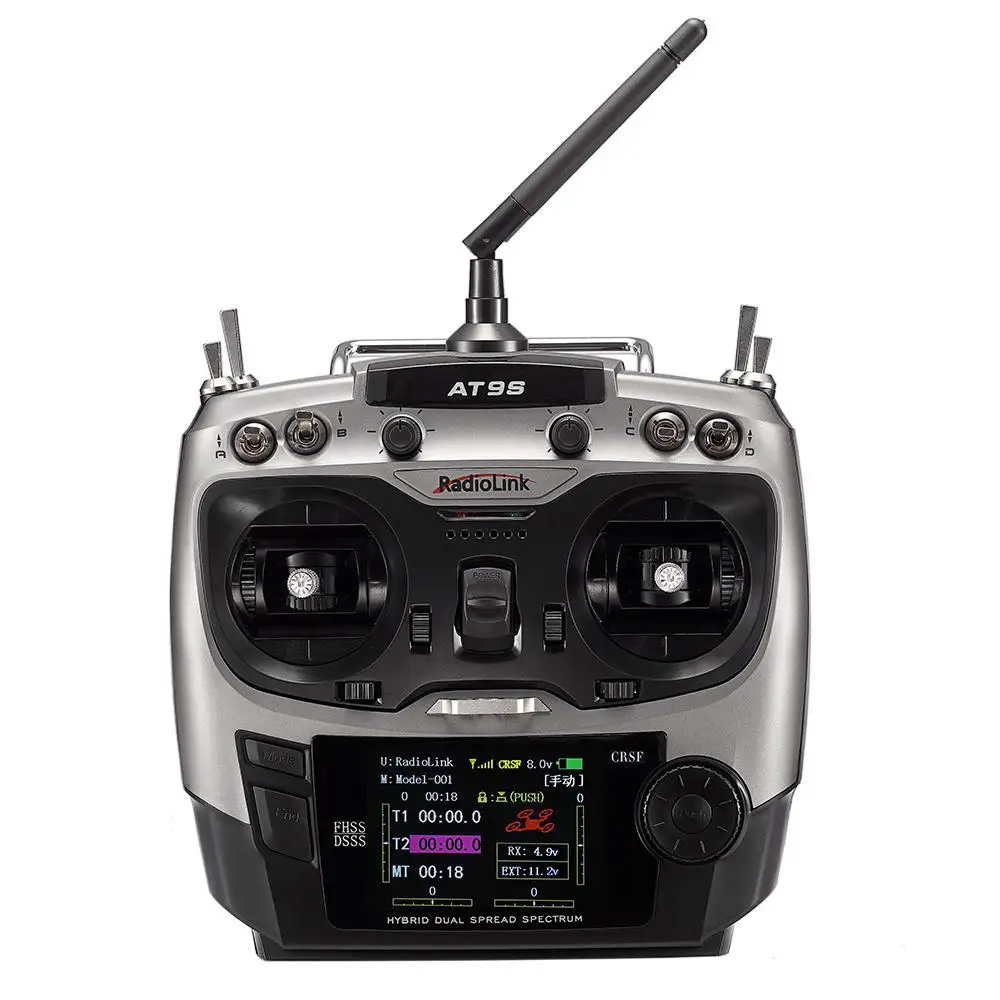 Радиоуправляемый контроллер Radiolink AT9S Pro TX 10/12CH T8S протоколы Crossfire с R12DSM RX 2 4G для