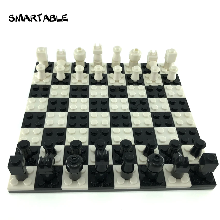 Набор шахматных блоков Smartable детали MOC набор игрушек для детей развивающие товары
