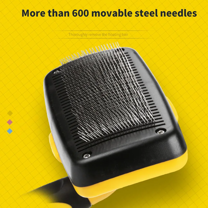 Щетка для собак самоочищающаяся удобная Расческа груминга кошек и больших