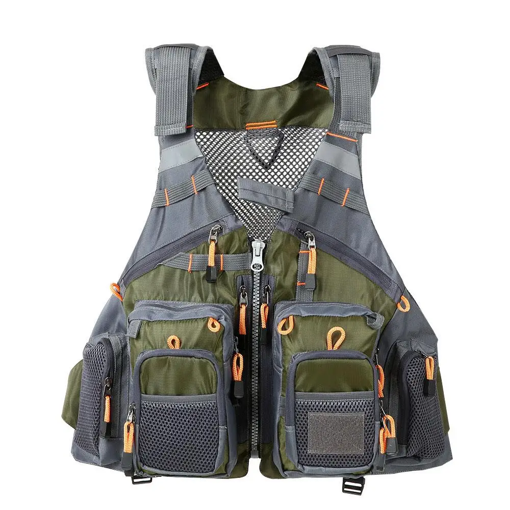 

Strong 50-110KG 160-190cm Multiple Pockets Winter Fishing Fishing Jacket Fishing Waistcoat Multi-Function Outdoor Sport