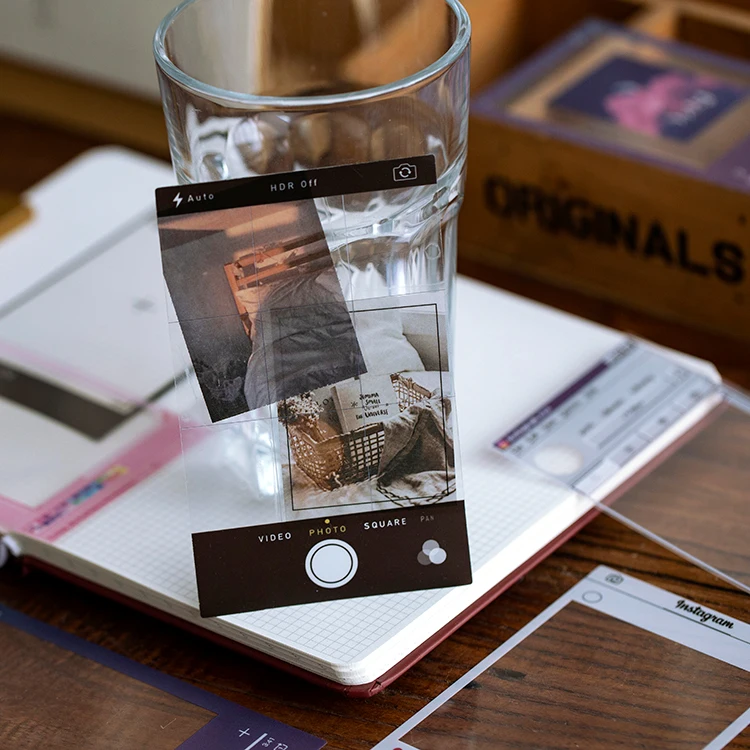 8 упак./лот mu Yu серии креативное Украшение DIY memo pad ПЭТ наклейки