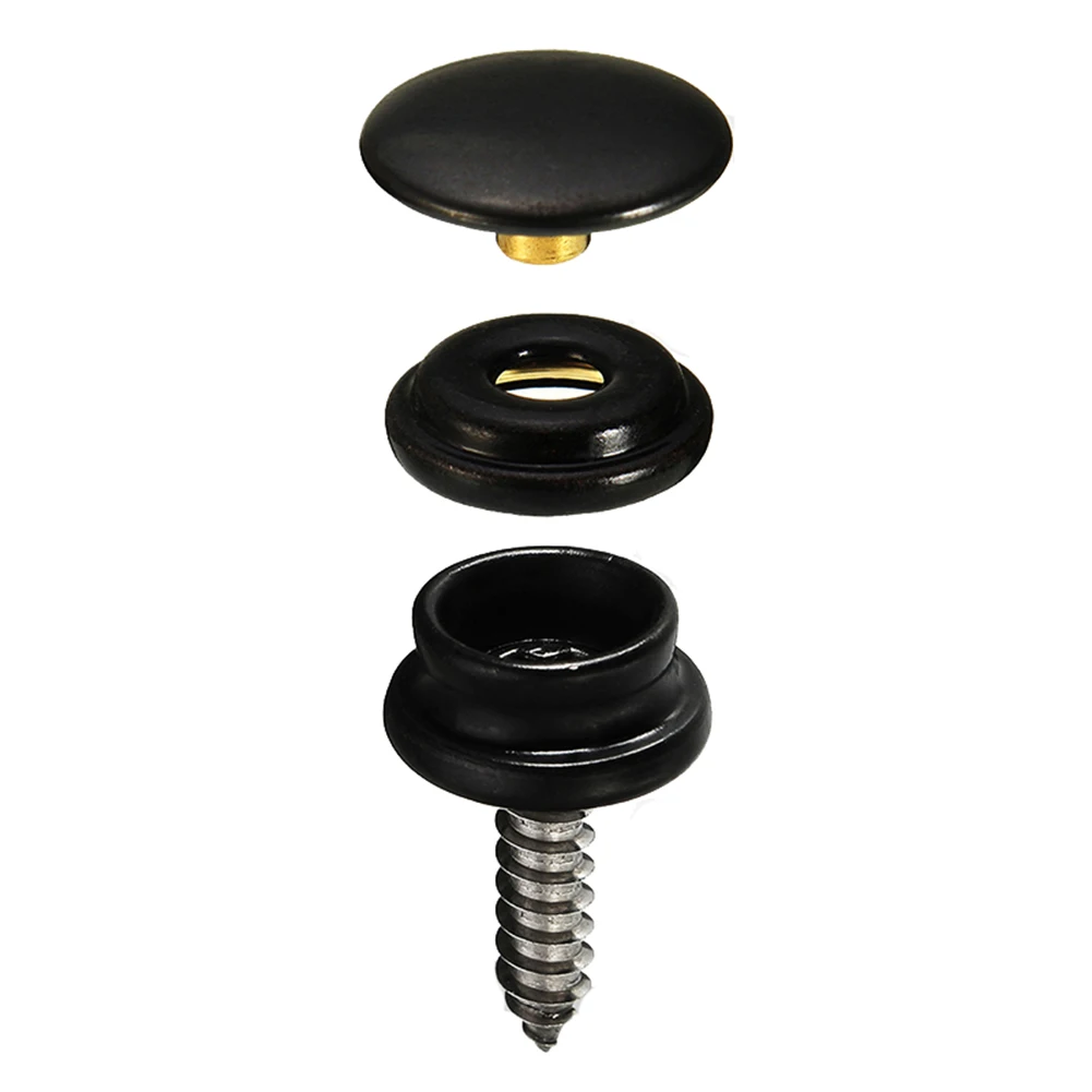 

75pcs 25 Sets 15mm Snap Fastener Button Screw Studs Kit For Boat Cover Tent Kit Acceessories Tool for Car