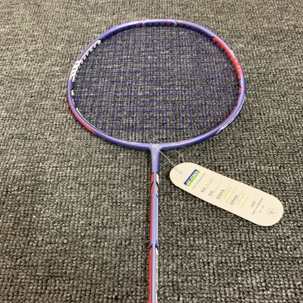 

Yonex badminton racket double-edged 10 blue and red full carbon badminton racket Genuine