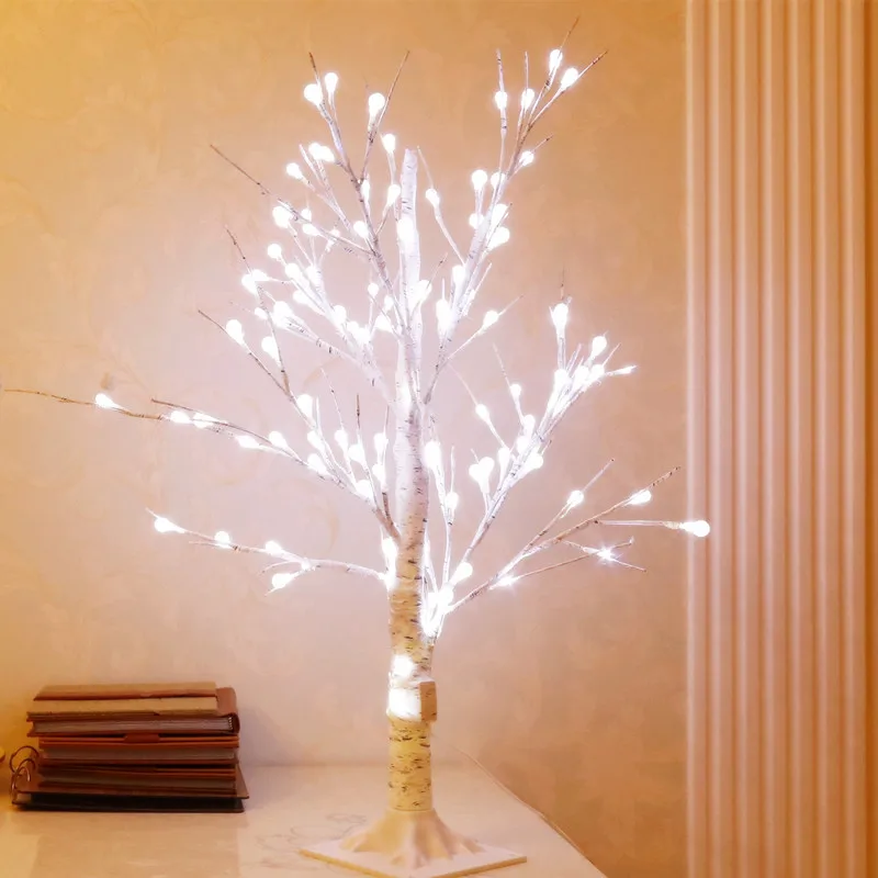 Имитация светодиодной березовой цветущей вишни персикового дерева пейзажное