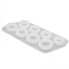 8 шт. разные размеры s кольцо силиконовая форма ювелирные изделия смола литье Форма США Размер 5-12 62KE