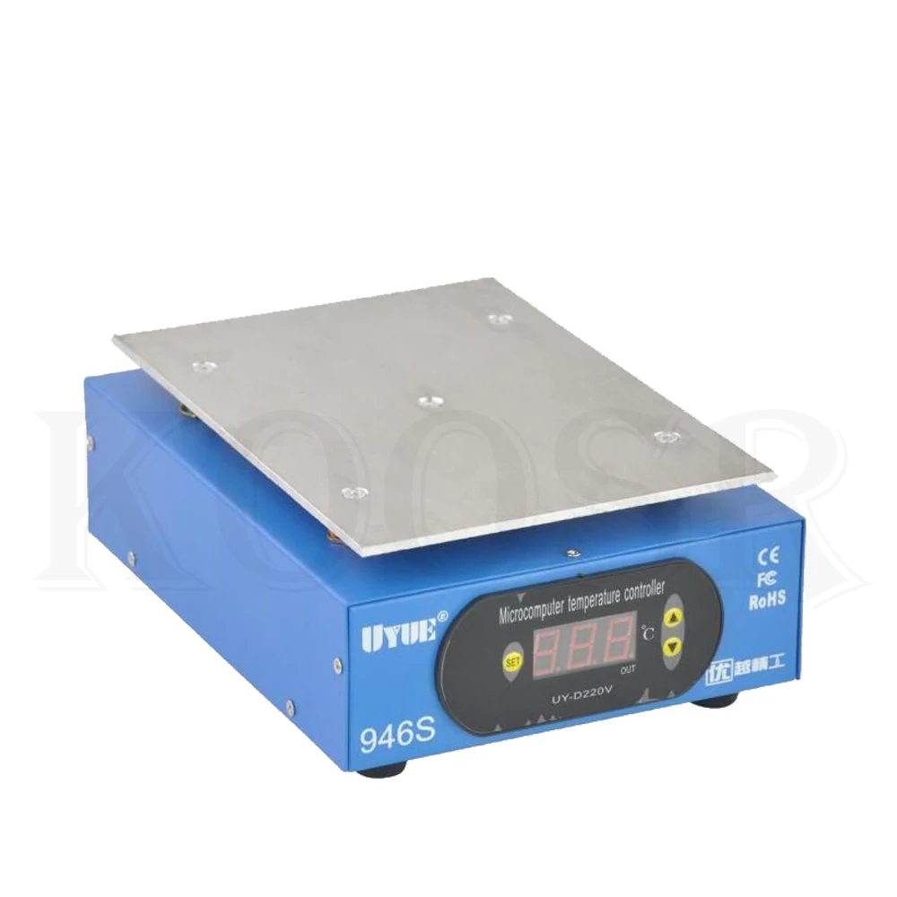 UYUE Preheat станция 946s 220V 400W нагревательная пластина для телефона машина-сепаратор с ЖК-экраном подогреватель Цифровая Платформа термостата