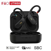 fiio flagship utws5 tws true wireless bluetooth earphone receiver amplifier amp ak4332 dac 0 78mmmmcx low noise 96khz24bit