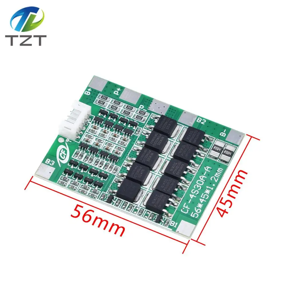 Оригинальный телефон 30 А 14 8 в литий ионный аккумулятор 18650 BMS блокирует