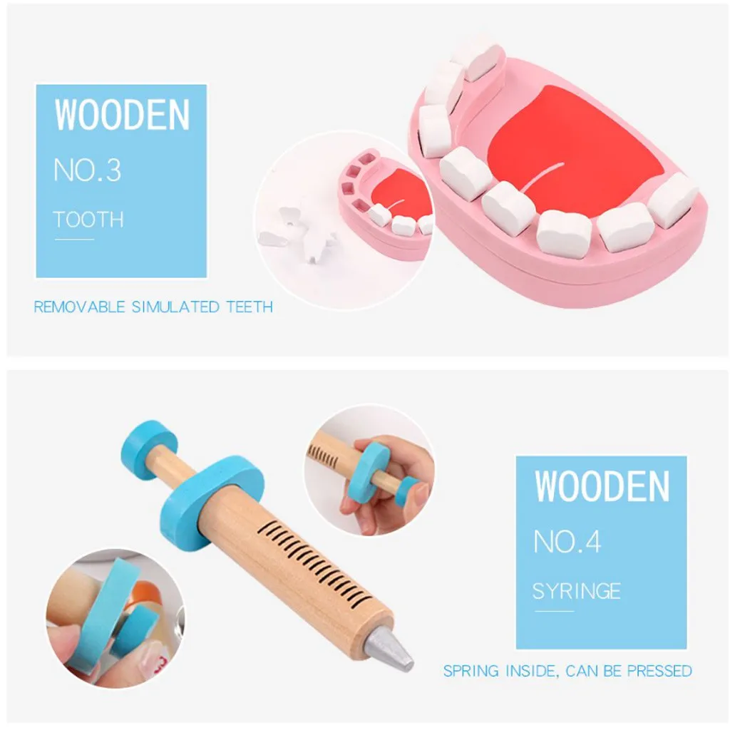 Набор игрушек Muqgew для стоматолога набор переноски чехол сумка ролевых игр