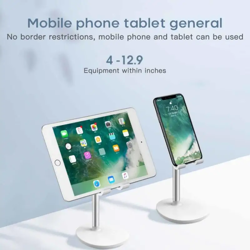 

New Desk Mobile Phone Holder Stand For iPhone Universal Adjustable Metal Desktop Table Tablet Holder Stand Mount For iPad Pro