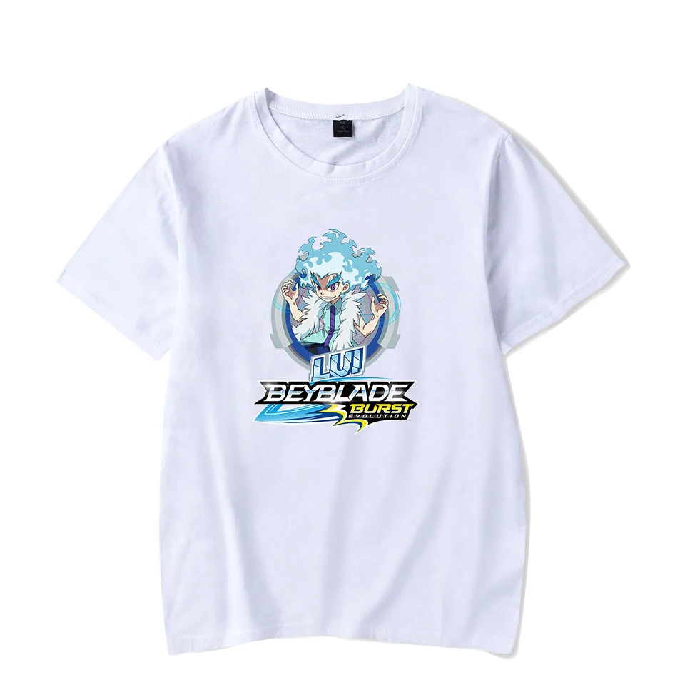 

2021 Hot Sale Beyblade Harajuku Short Sleeve T-shirt Men's and Women's Clothes Summer Fashion Comfortable Round Neck T-shirt