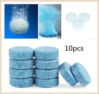 10pcs pack car windshield wiper effervescent tablets clean solid for toyota sequoia gr camry prius 4runner sienna i tril
