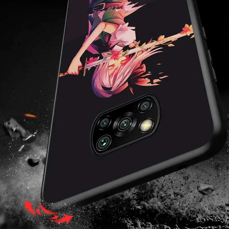 anime girl samurai for xiaomi poco m3 m2 c3 x3 nfc f2 f3 pro x2 f1 pro mi play mix 3 a3 a2 a1 6 5 lite phone case free global shipping