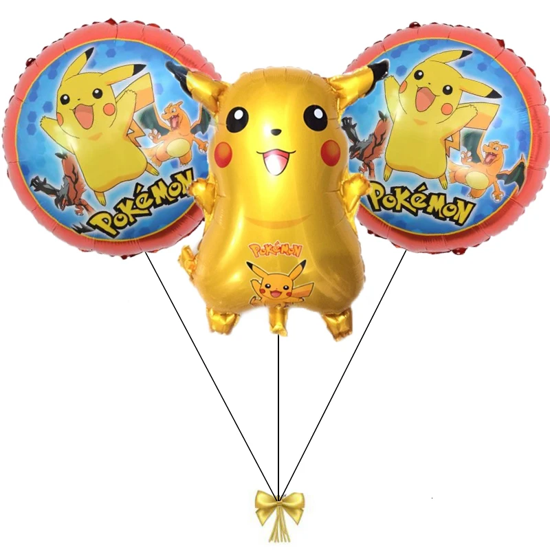1 костюм Pikaman алюминиевые воздушные шары Мультяшные аниме милые животные лес