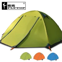 3 person professional ultralight camping tent outdoor camping tent aluminium alloy waterproof double layer camping hiking tent