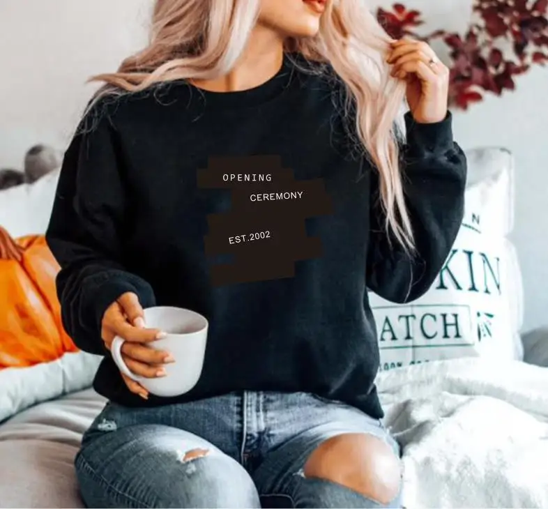 JUNGKOOK белая черная толстовка женские топы Одежда большого размера с длинным