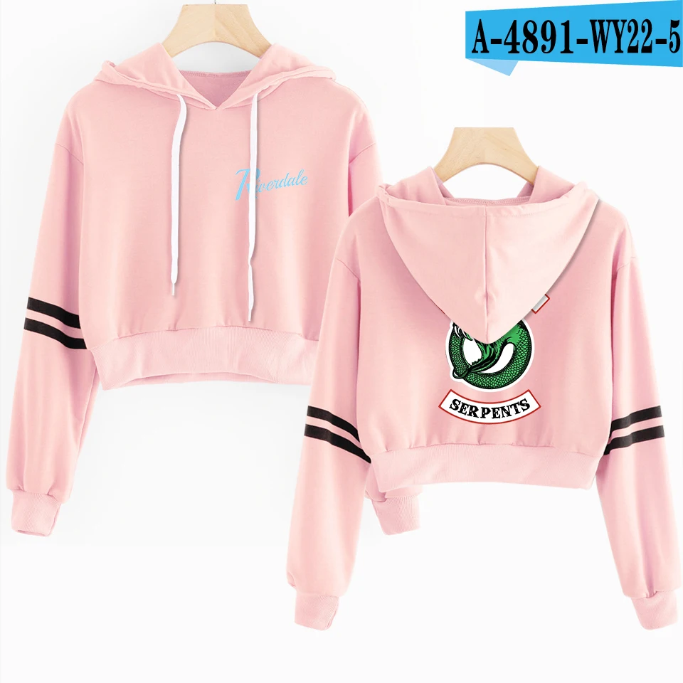 Pink27 Southside riversale/женские толстовки для косплея, свитера, пуловеры, толстовки с изображением ривердейла, укороченная куртка с изображением южной стороны, уличная одежда для девочек - Цвет: Pink27