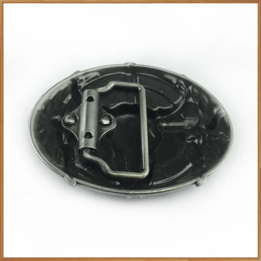 BuckleClub Ретро западные красные эмалированные джинсы с головой быка подарок пряжка