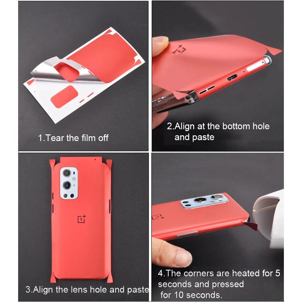 Фото Ледяная пленка для Oneplus 9 Pro обмотка задняя крышка виниловые наклейки One Plus 7T 7 6T 6 Ледяная пленка для Oneplus 9 Pro обмотка задняя крышка виниловые наклейки One Plus 7T 7 6T 6