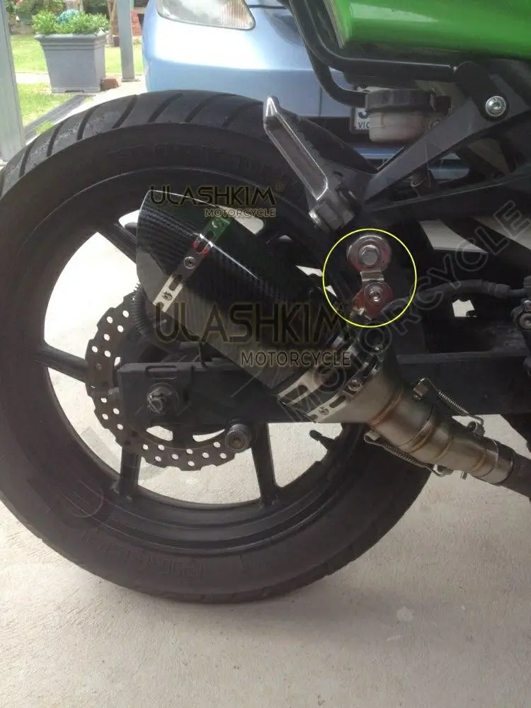 Бесплатная доставка Универсальный мотоциклетный глушитель для выхлопной трубы