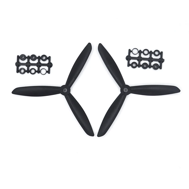 4 пары ABS CW/CCW propeller 6045 3 лезвия листа Props Three лопасть квадрокоптера Propeller для flysky Frame