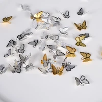 30pcslot copper brass butterfly pendant charms for necklace bracelet earrings butterfly jewelry making findings accessories
