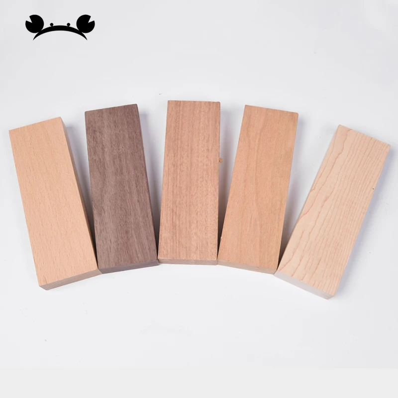 1 шт черный орех красный Бук деревянные пустые блоки DIY Деревянные Художественные