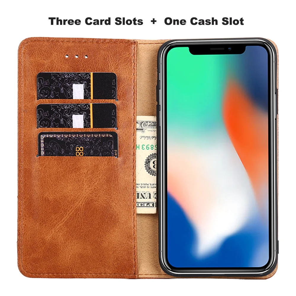 Флип-чехол для Redmi Note 9 9T 8 8T 7 6 5 Pro 4X чехол с подставкой кожаный бумажник-книжка карт