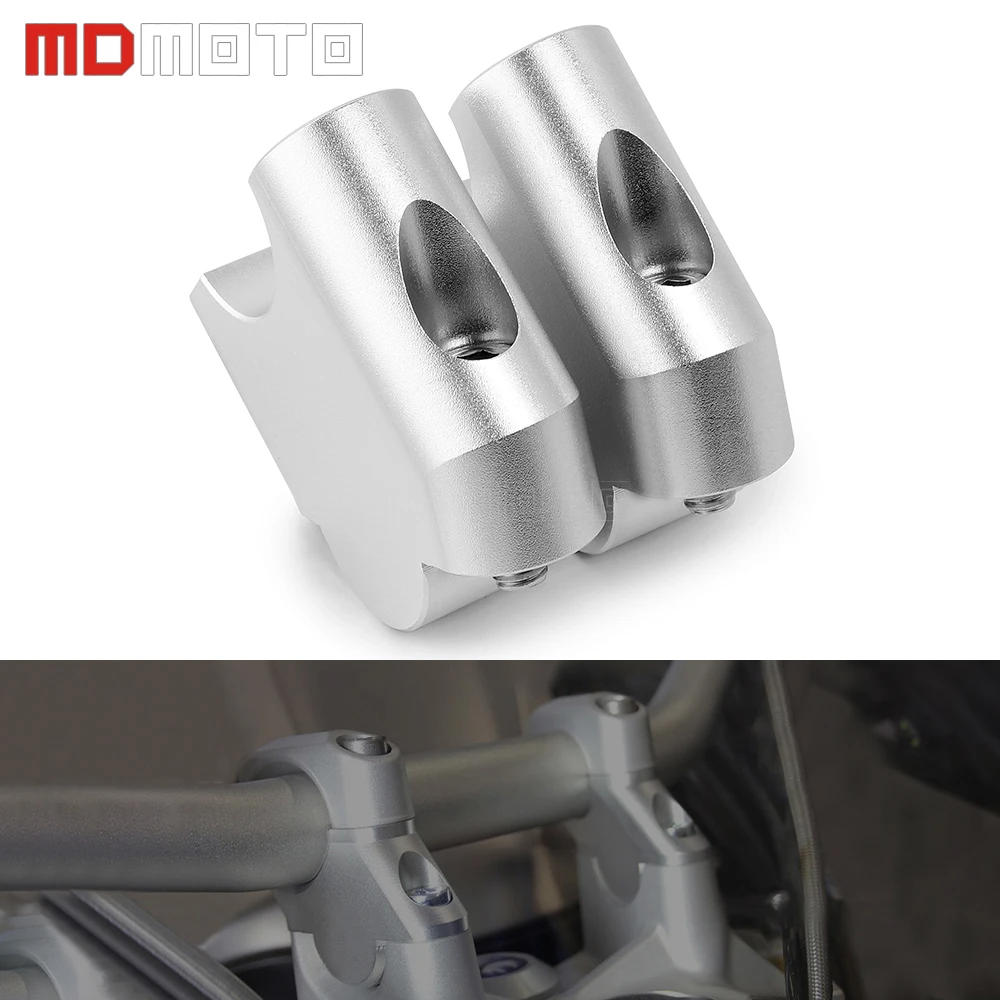 

MDMOTO Мотоцикл с ЧПУ на руль, приподнятая удлинительная ручка, зажим, крепление, стояк для Honda CRF1000L, Africa Twin ABS/DCT 2016-2018