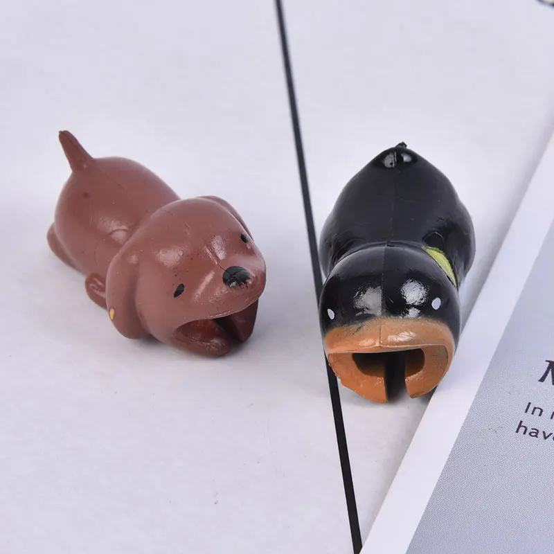 

1pc Cute Animal Shape Cable Protector Anti Break Data Line Protect Phone Accessories