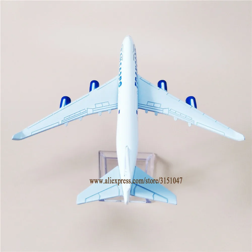 Модель самолета из металлического сплава 16 см авиакомпании Transaero B747 модель Боинг