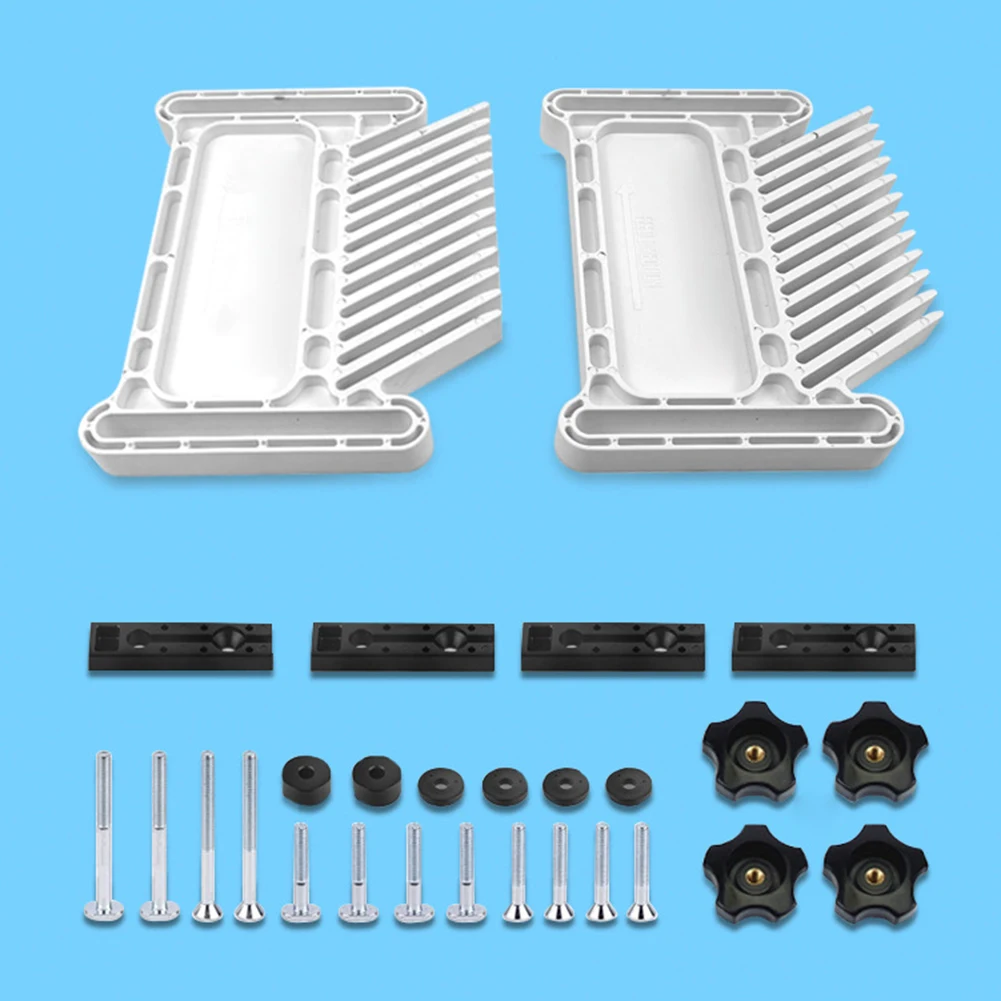 Полипропиленовая деревообрабатывающая перьевая доска набор двойных перьевых