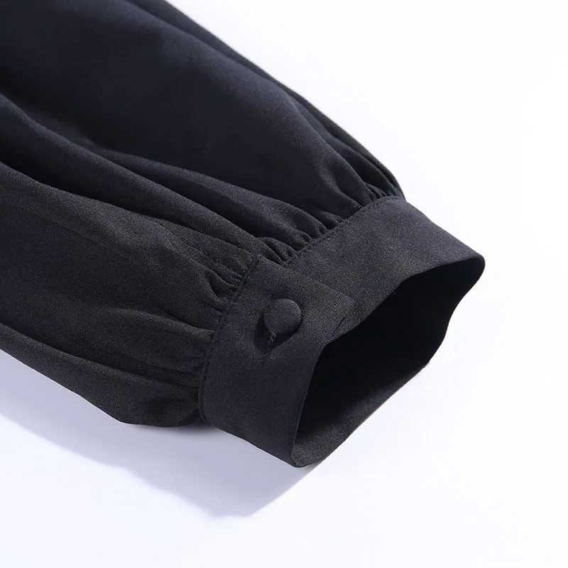 

Long Sleeve Summer Tops for Women 2020 Black Shirt Sexy Blouse Evening Party Prom