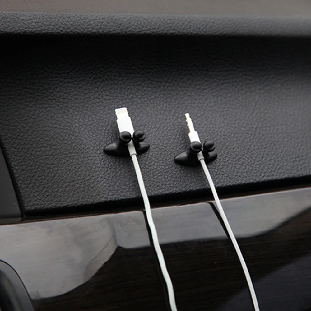 4 шт. автомобильный фиксированный зажим для кабеля автомобиля проволочная Пряжка