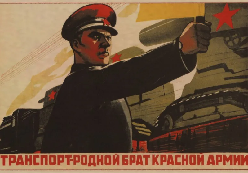 Советское ретро-украшение плаката, Вторая мировая война, классический красный революционный плакат - Цвет: 19