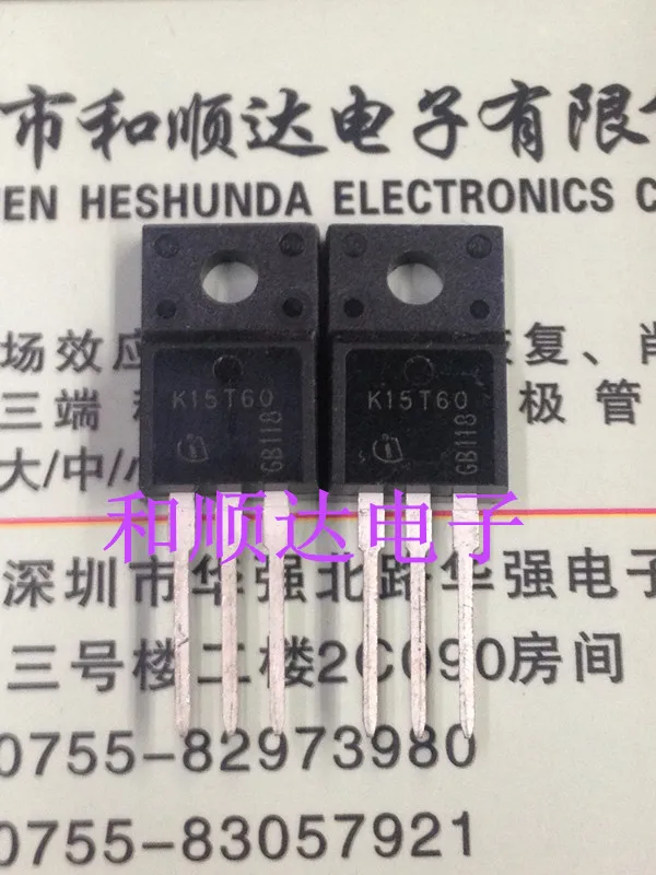 

5 шт./лот IKA15T60 TO-220F
