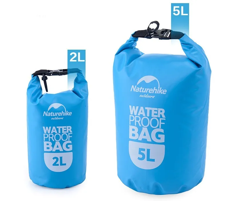 Naturehike 2L 5L сверхлегкие уличные водонепроницаемые сумки для кемпинга, походов, сухих дрейфующих каякингов, плавания, дождя, телефона, водонепроницаемые сумки