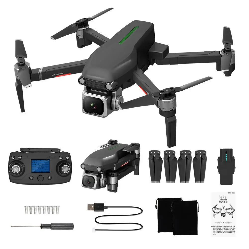 GPS Радиоуправляемый Дрон X1 S PRO Quadcopter 5G WiFi FPV 4K HD камера бесщеточный вертолет 25