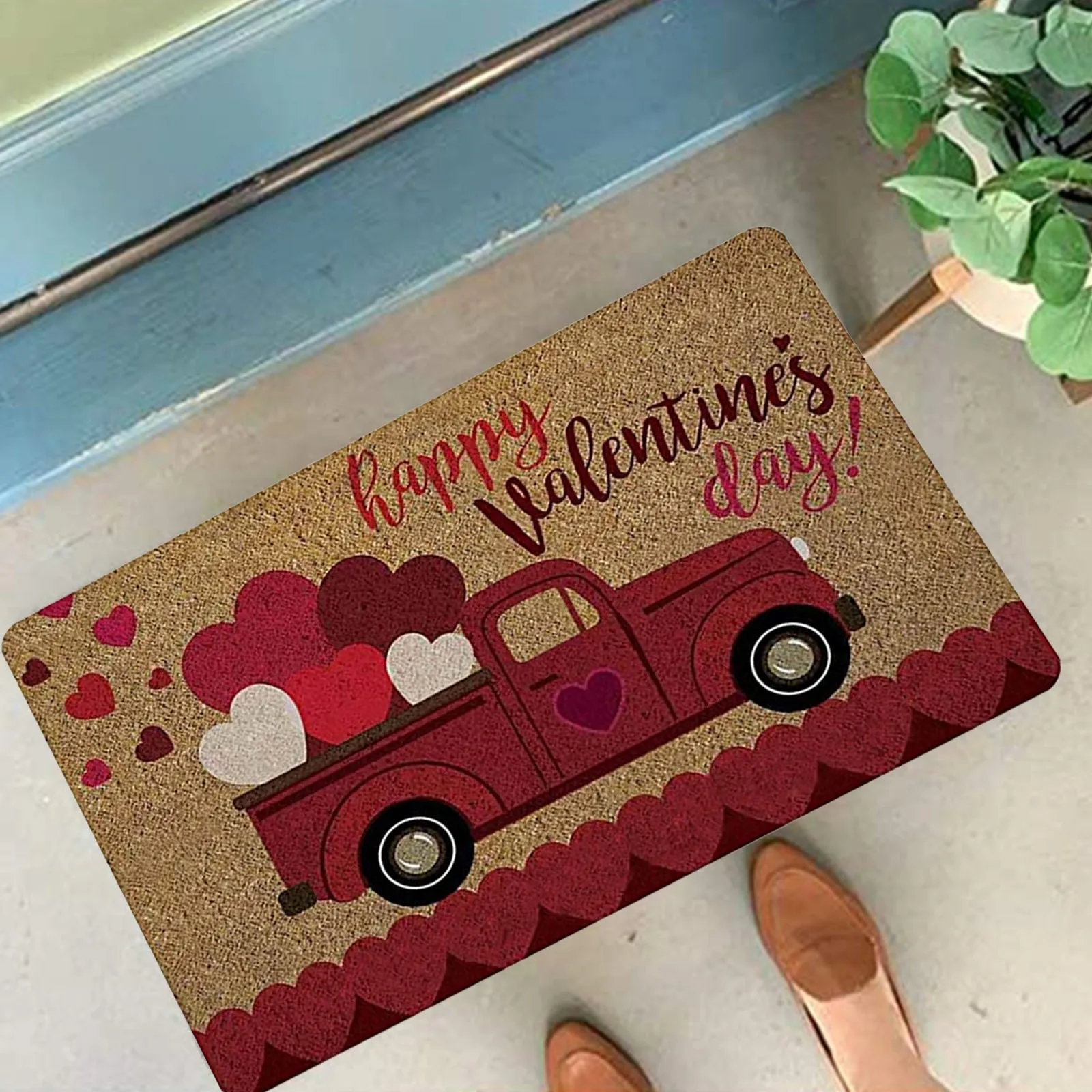 

Valentine's Day Welcome Doormats Home Carpets Decor Carpet Living Room Carpet Outdoor Entrance Carpet Mats New2021#30