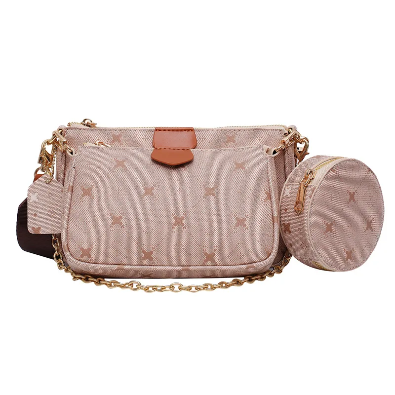 3 шт. женская сумка на плечо высокое качество цепочке маленькая наклонные сумки