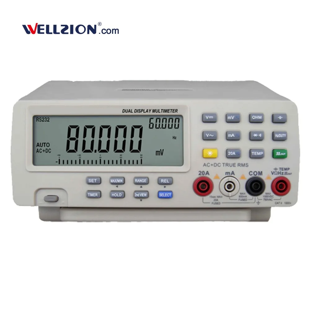 

VC8145,80000 Digits True RMS Bench Type Auto Ranging Multimeter