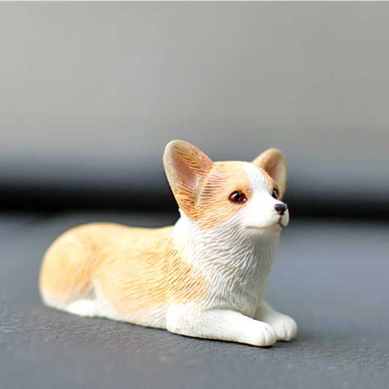 Car Doll Cute Dog Corgi Decoration Interior Creative Gift Tabletop Ornament Toys | Автомобили и мотоциклы