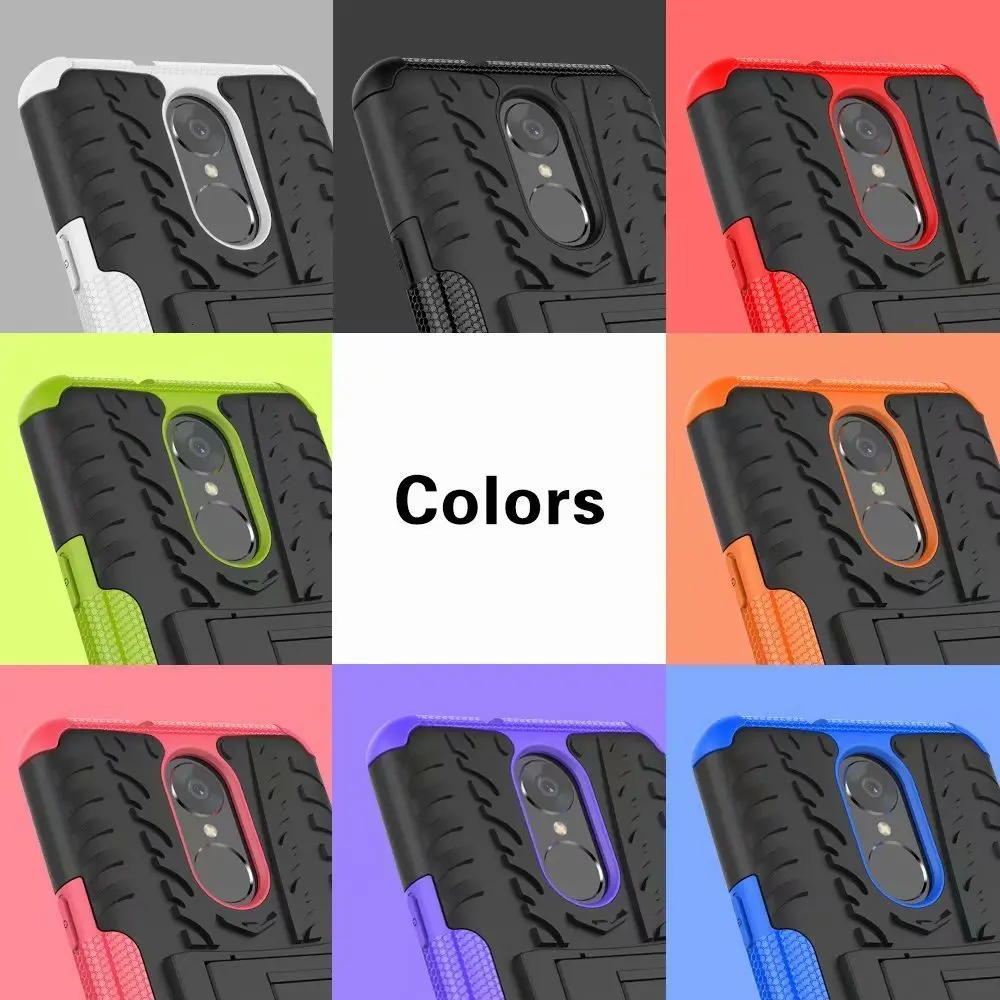 Плотный чехол для LG Stylo 4 из ТПУ + ПК бронированная подставка силиконовый