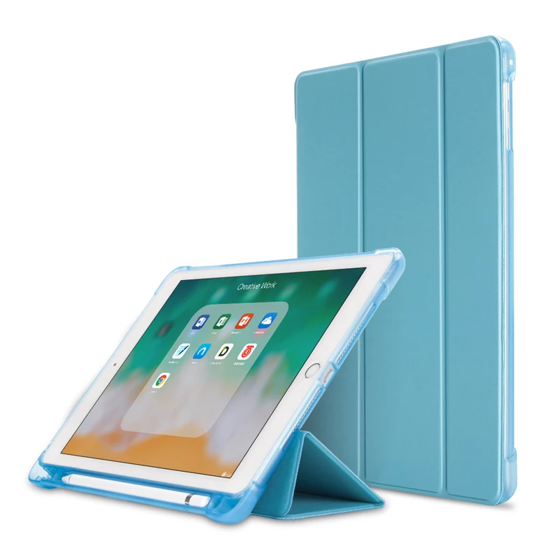 Тонкий чехол-книжка A1822 для iPad 9 7 дюйма складная подставка Магнитный кожаный