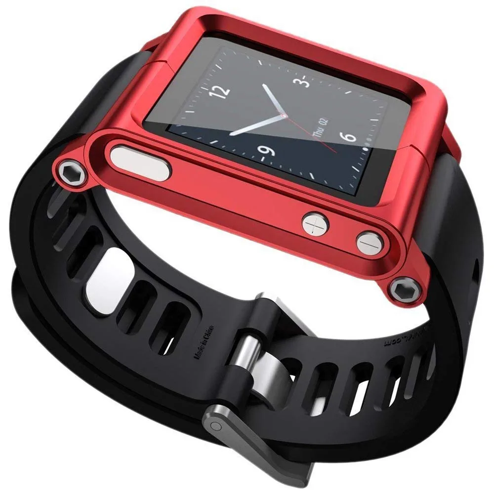 Умный Алюминиевый металлический ремешок для часов комплект чехлов Apple iPod Nano 6 6th |