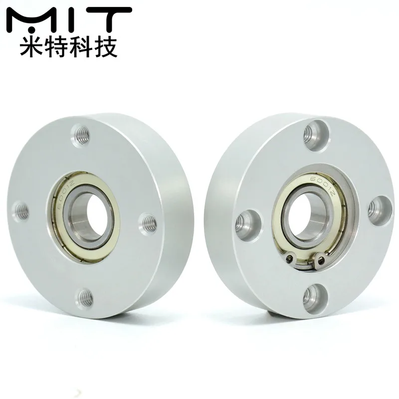 Заводская поставка 1 шт. алюминиевый фланец круглый корпус одиночные подшипники