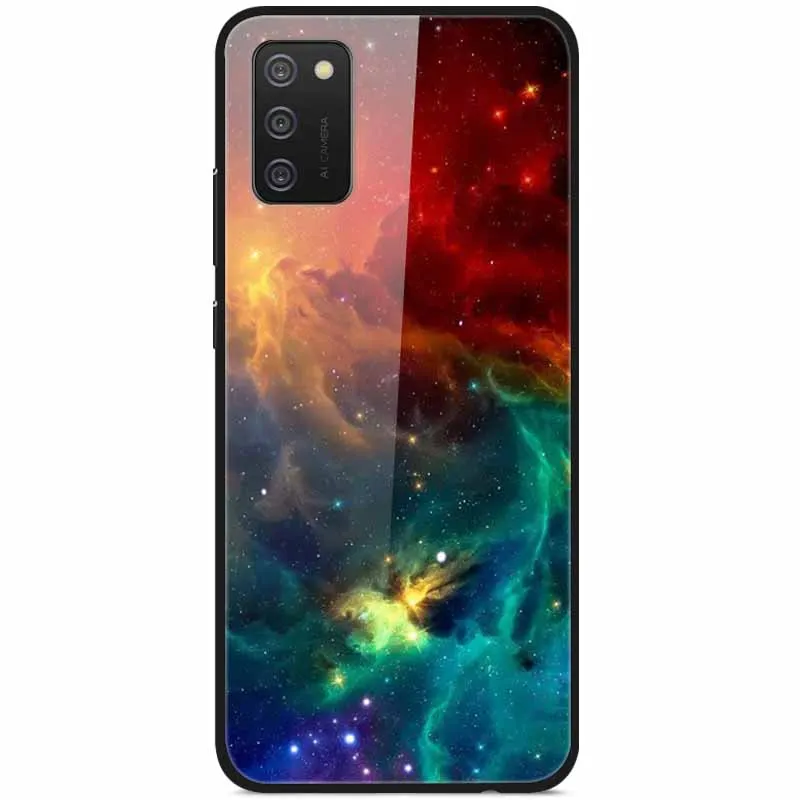 Cool Case For Samsung A71 A31 A41 Cover Luxury Tempered Glass Hard Cases For Samsung Galaxy A51 Back Cover A 51 Bumper Space