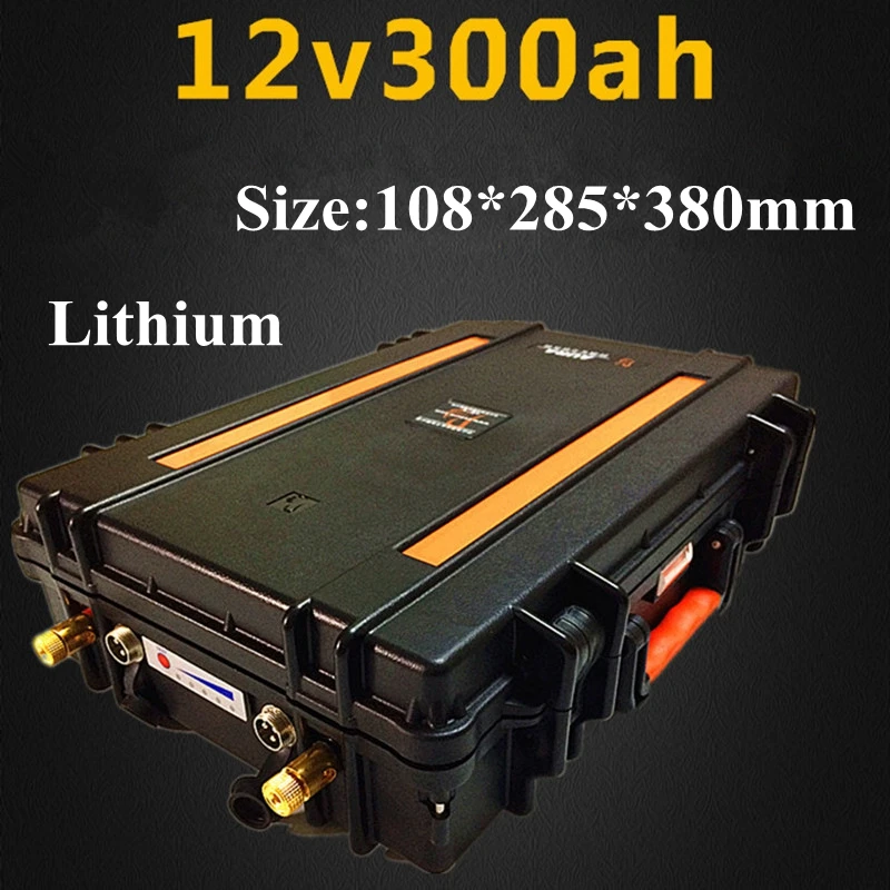 Высокомощный 12V 300Ah литий-ионный аккумулятор с системой управления для хранения энергии мотив питания RV солнечная панель Солнечная система питания+ 10А зарядное устройство