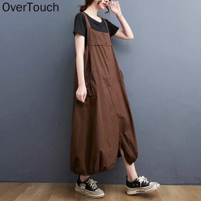 

2021 Plus Size Women Jumpsuits Solid Overalls Oversize Long Pants Trousers Elastic Waist Streetwear Loose Casual New Overalls